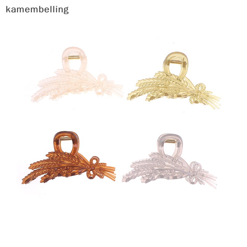 Kamembelling Kẹp Tóc Hình Cá Mập Bằng Acrylic Màu Thạch Dành Cho Nữ