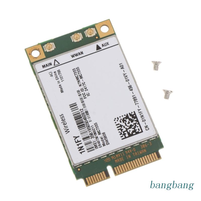 Mô Đun Không Dây Mini MC7355 PCIe LTE / HSPA + GPS 100Mbps DW5808 1N1FY 4G
