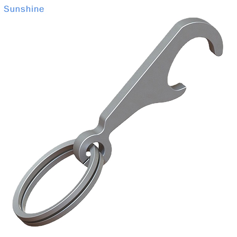 Móc Khóa Có Đồ Khui Nắp Chai Bia Mini Bằng Hợp Kim Titan Sun TC4