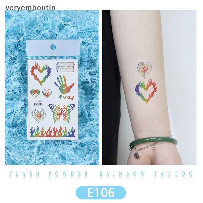 Miếng Dán Xăm Chống Thấm Nước Họa Tiết Rằn Ri Thể Thao