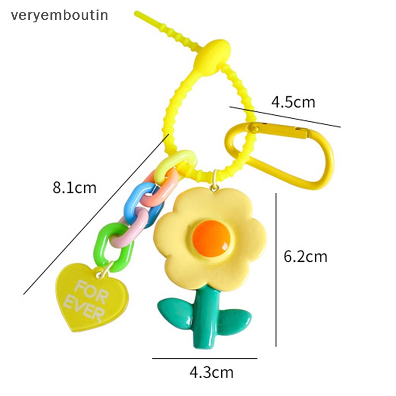 Móc Khóa Hình Bông Hoa Ngọt Ngào Dễ Thương