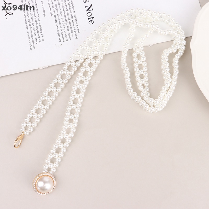 Thắt Lưng Chuỗi Ngọc Trai Thanh Lịch Cho Nữ