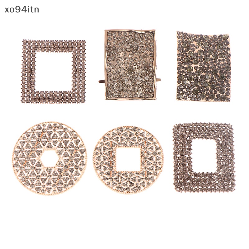 1 Cặp Phụ Kiện Kẹp Giày Cao Gót Đính Đá Cho Cô Dâu