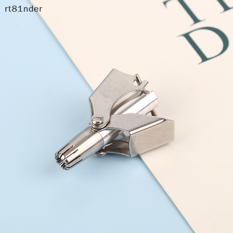 Dụng Cụ Tỉa Lông Mũi / Tai / Tai / Mũi Di Động Bằng Thép Không Gỉ Có Thể Giặt Rửa Và Tháo Gỡ