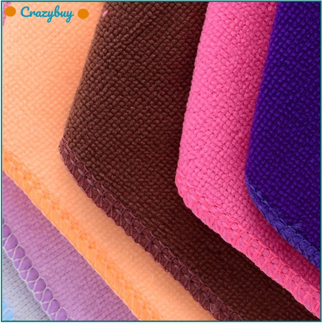 Cr Khăn Lau Tay Mềm Mại Thấm Hút Tốt Nhanh Khô Hình Vuông 25 X 25cm