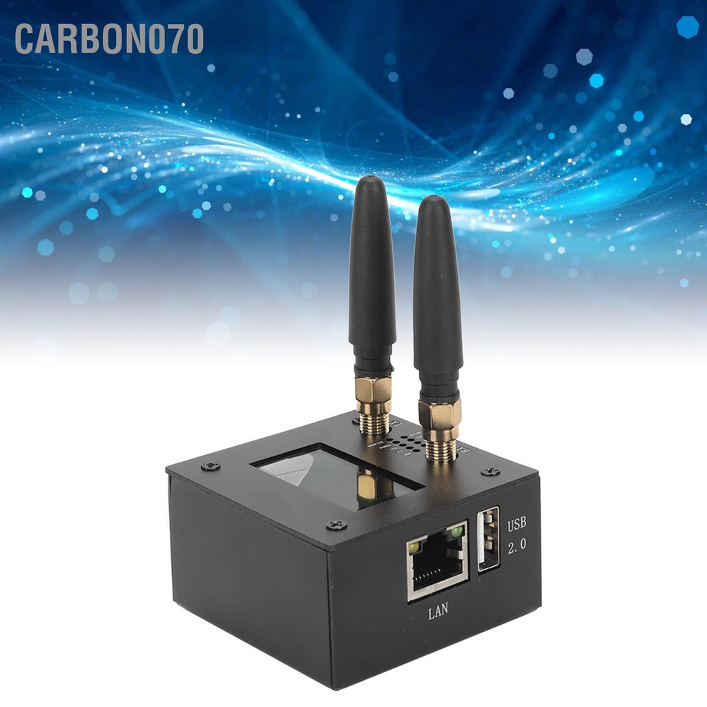 Carbon070 Bảng điểm truy cập MMDVM song công Màn hình hiển thị OLED VHF UHF có quạt Tích hợp hỗ trợ PI màu cam YSF DMR NXD P25 DSTAR