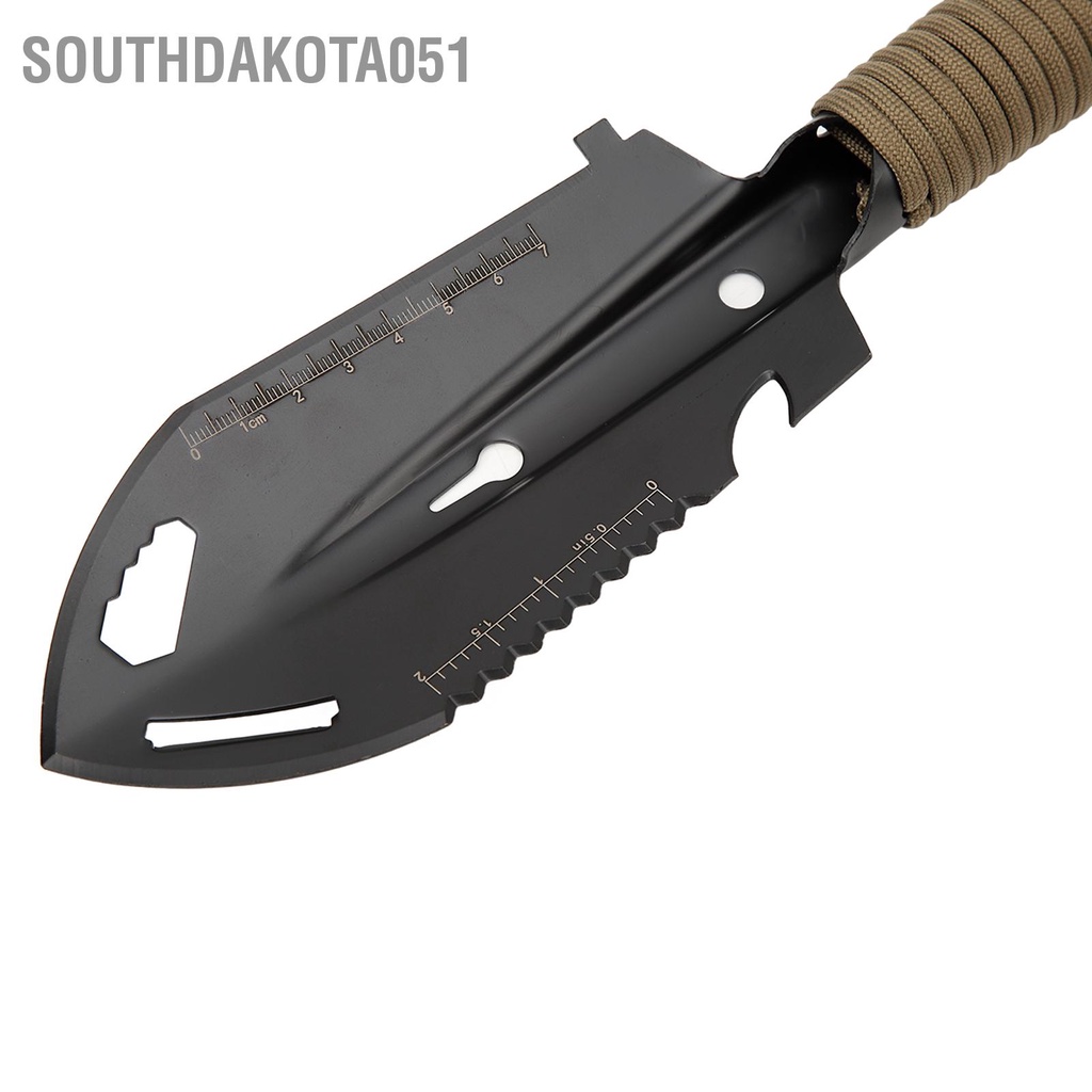 Southdakota051 Đa Năng Nhỏ Tay Xẻng Thép Không Gỉ Cắm Trại Ngoài Trời Sinh Tồn Thiết Bị Làm Vườn Dụng Cụ Kaki