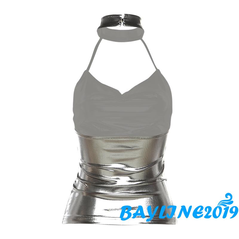 Áo Hai Dây Hở Lưng Màu Trơn Thời Trang Mùa Hè Cho Nữ