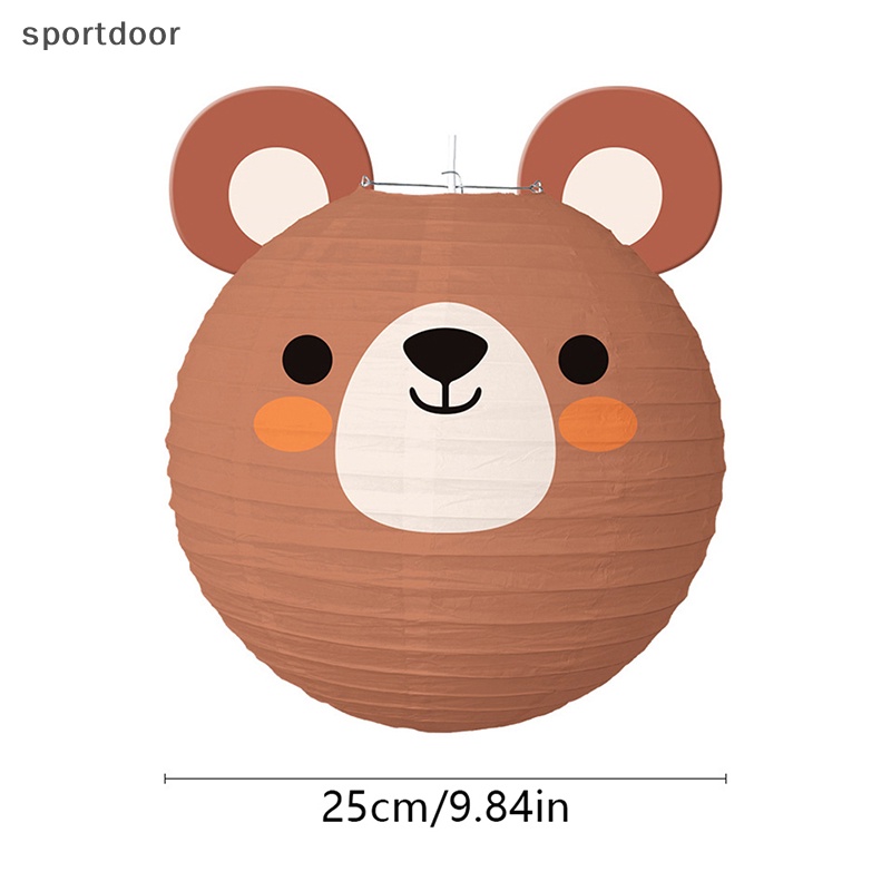 [sportoutdoor] Đèn Lồng Đạo Cụ Chụp Ảnh Không Khí Bằng Giấy Hình Động Vật Hoạt Hình Dễ Thương Trang Trí Đáng Yêu