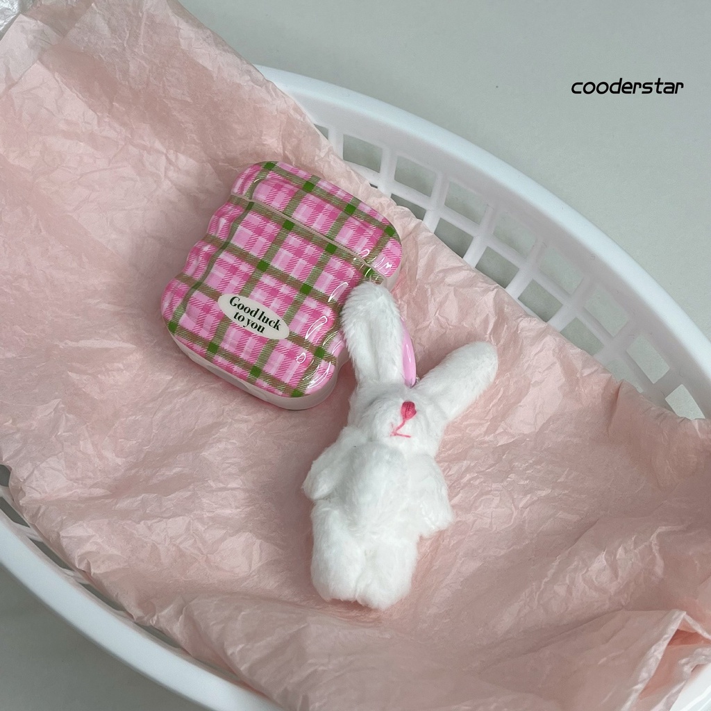 Vỏ Bảo Vệ Hộp Sạc Tai Nghe Bluetooth AirPods 1 / 2 Bằng TPU Chống Sốc Hình Thỏ Phục Sinh Dễ Thương Kèm Móc Treo Tiện Dụng