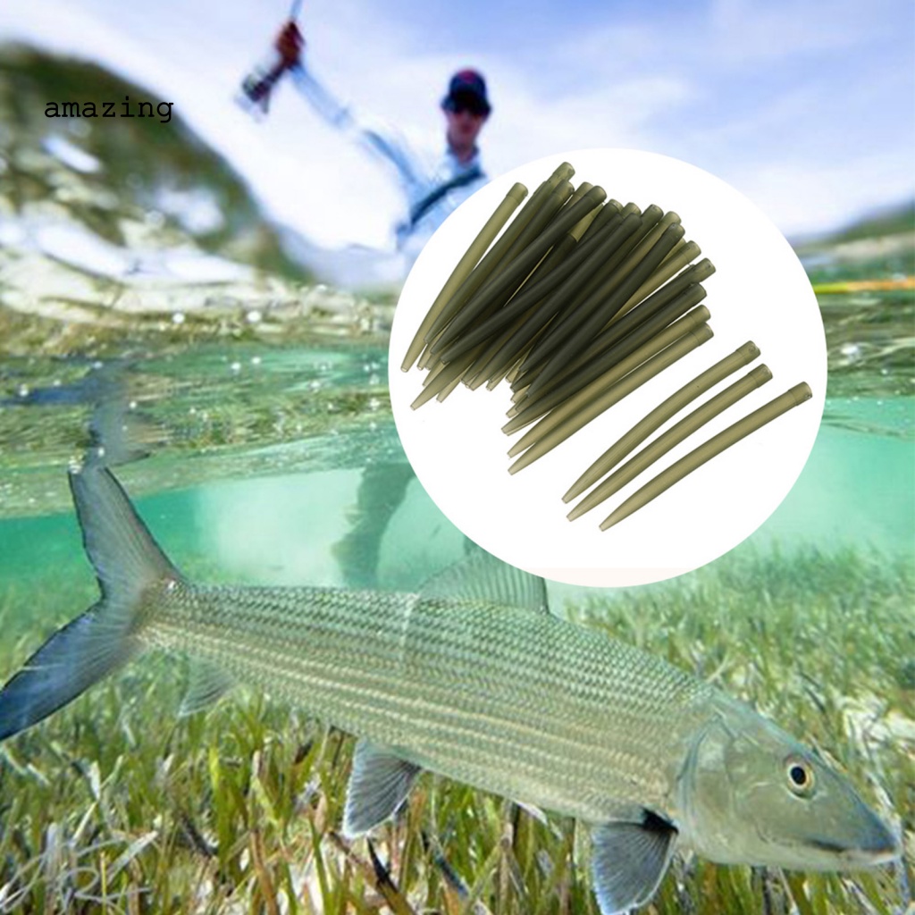 Set 30 Ống Cao Su Mini 53mm Chống Mòn Chống Ăn Mòn Dùng Để Câu Cá