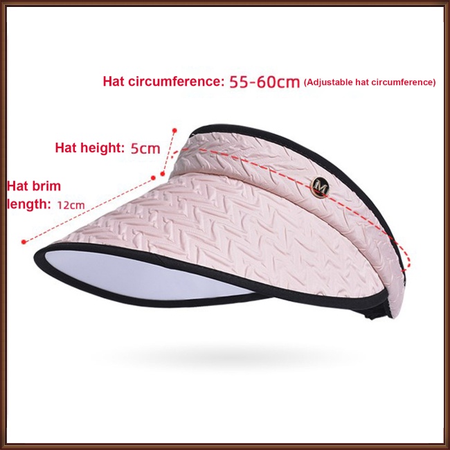 Mũ Chống Nắng Vành Rộng Hở Chóp Thời Trang Đi Biển Mùa Hè Cho Nữ