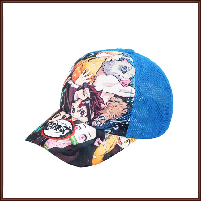 Mũ Lưỡi Trai Phối Lưới Thoáng Khí Họa Tiết Hoạt Hình Dễ Thương Cho Bé Từ 2-8 Tuổi