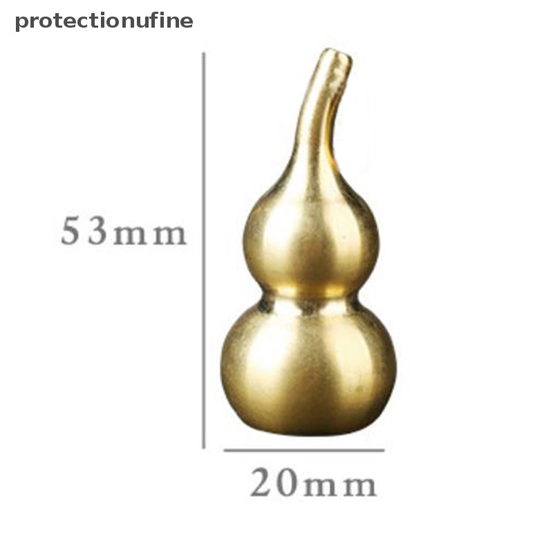 Đồ trang trí Hồ Lô Mini Bằng Đồng Thau Dùng Trang Trí Chìa Khóa Kiểu Truyền Thống PR3VN
