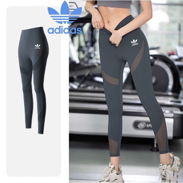 Quần TậP Thể Thao Adidas Lưng Cao Co DãN DàNh Cho Nữ