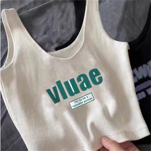 Áo Tank Top Thể Thao Không Tay Dáng Ôm Phong Cách Hàn Quốc Dành Cho Nữ