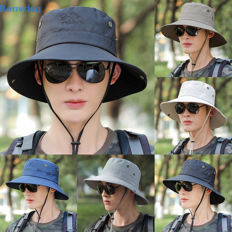 Mũ Bucket Panama Chống Nắng Ngoài Trời Thời Trang Mùa Hè Cho Nam Giới