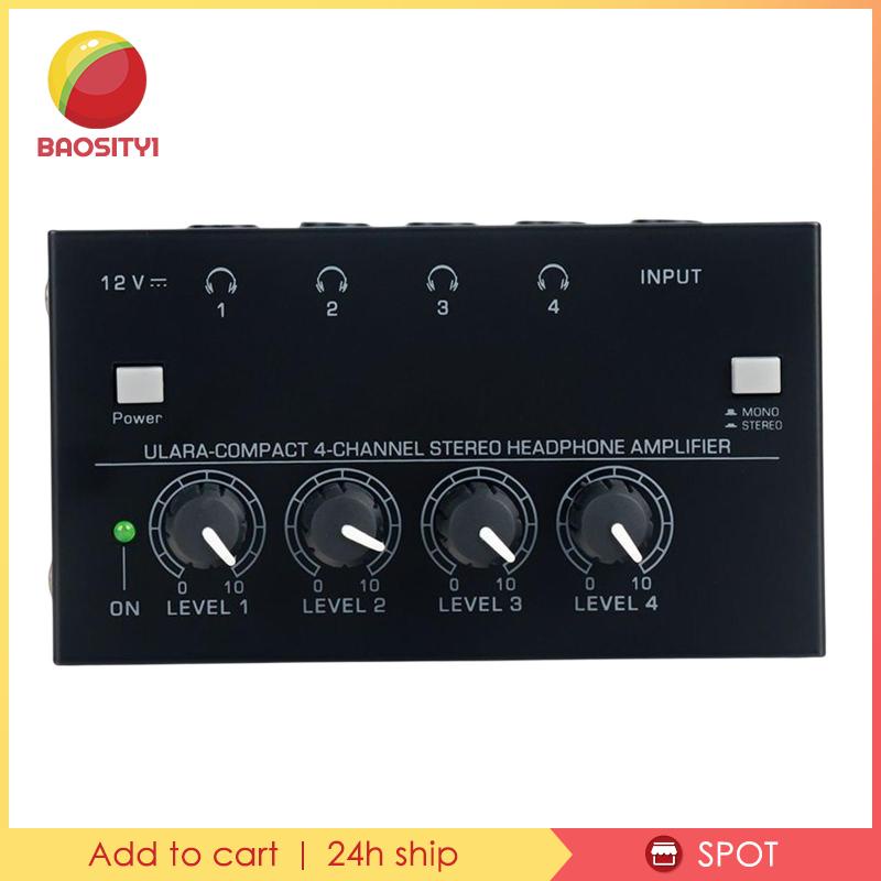 Bộ Khuếch Đại Âm Thanh 4 Kênh Nhỏ Gọn Cho Tai Nghe
