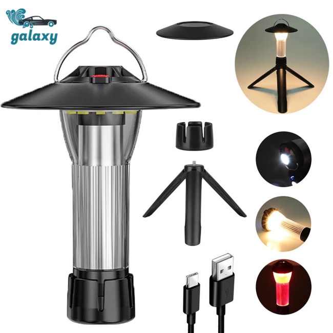 Galaxy Đèn Led Cob Đa Năng Siêu Nhẹ Tiện Dụng Mang Theo Du Lịch Cắm Trại