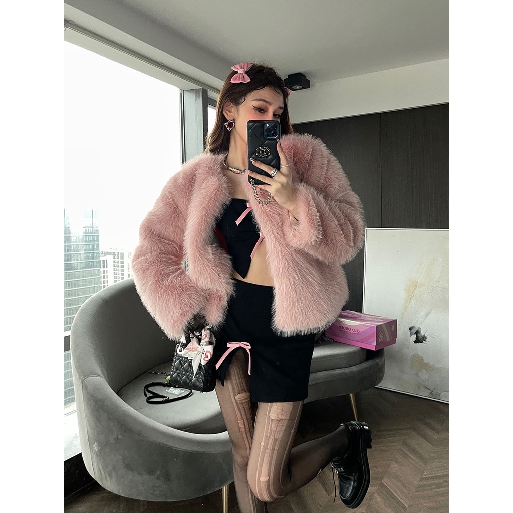 Bộ Áo Sát Nách Đính Nơ + Chân Váy Ôm Hông Quyến Rũ Cho Nữ