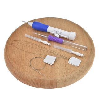 Magic Embroidery Pen Punch Needles Set DIY Sewing Tools with Storage Box