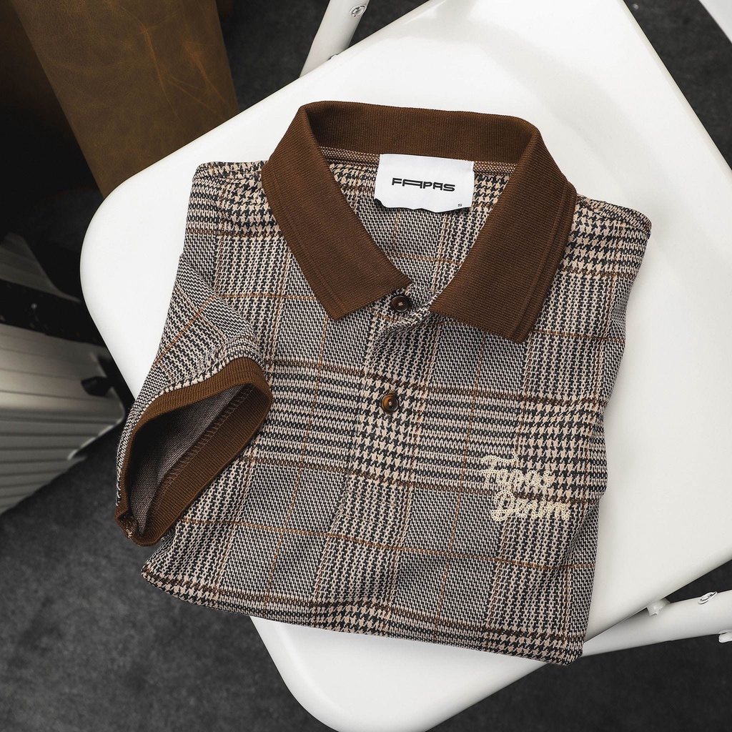 Áo Polo Nam Jack Caro Nâu Phong Cách Trẻ Trung Hiện Đại Chất Vải Cotton Êm Mịn Form Regular Tôn Dáng FAPAS