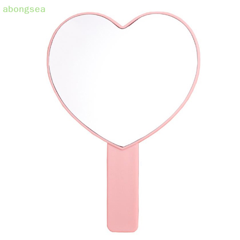 Abongsea 1 Gương Trang Điểm Cầm Tay Kèm Tay Cầm Tiện Dụng Cho Salon Làm Tóc