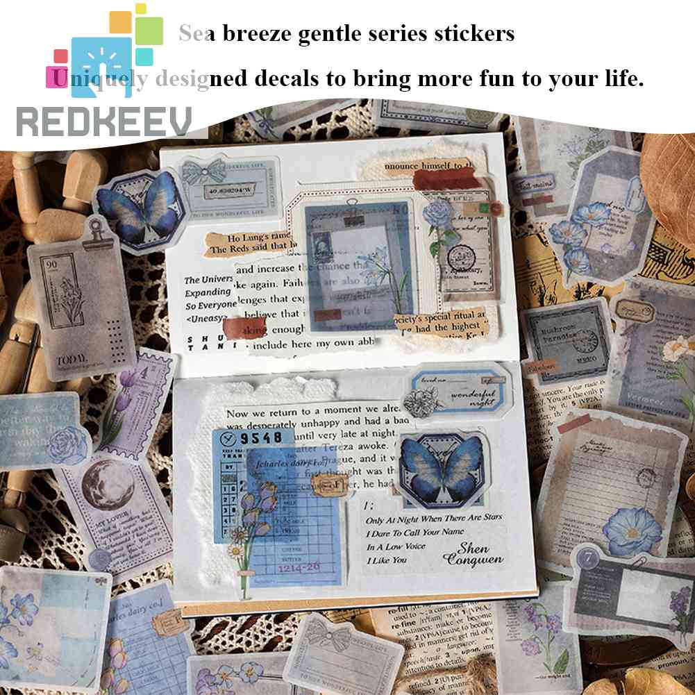 Bộ 30 Miếng Dán Trang Trí Sổ Tay DIY Xinh Xắn