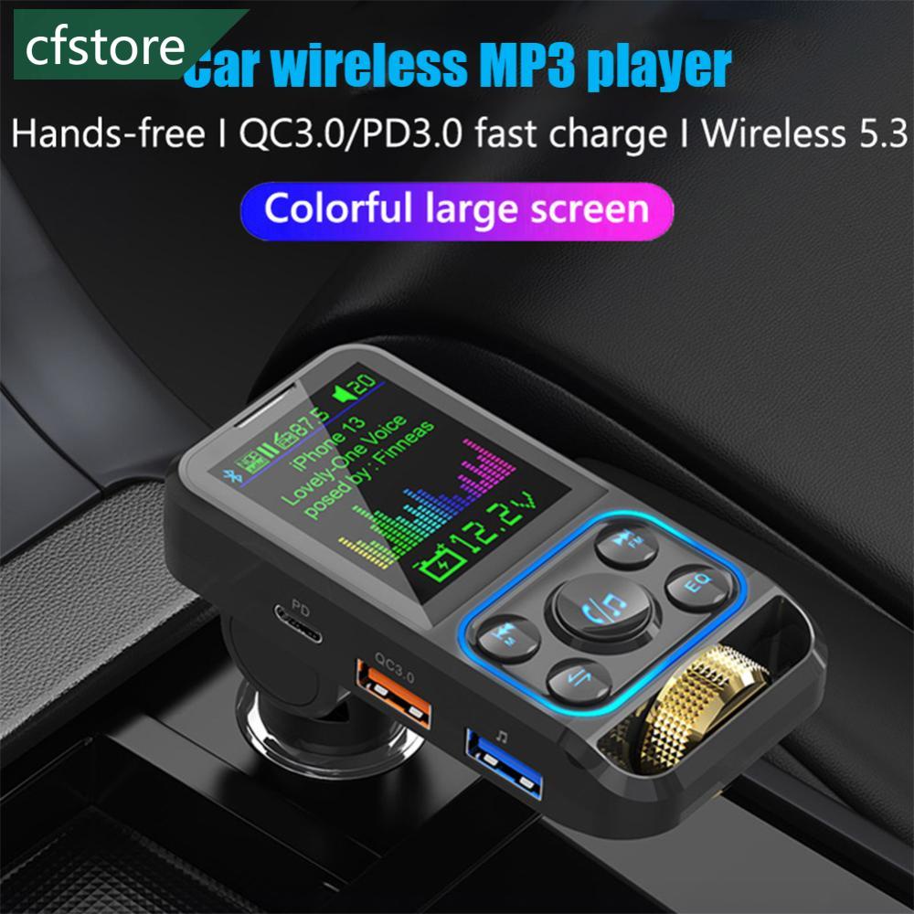 Thiết Bị Thu Phát Tín Hiệu FM Bluetooth QC3.0 PD 30W Sạc Nhanh Mp3 X3Z6 Cho Xe Hơi