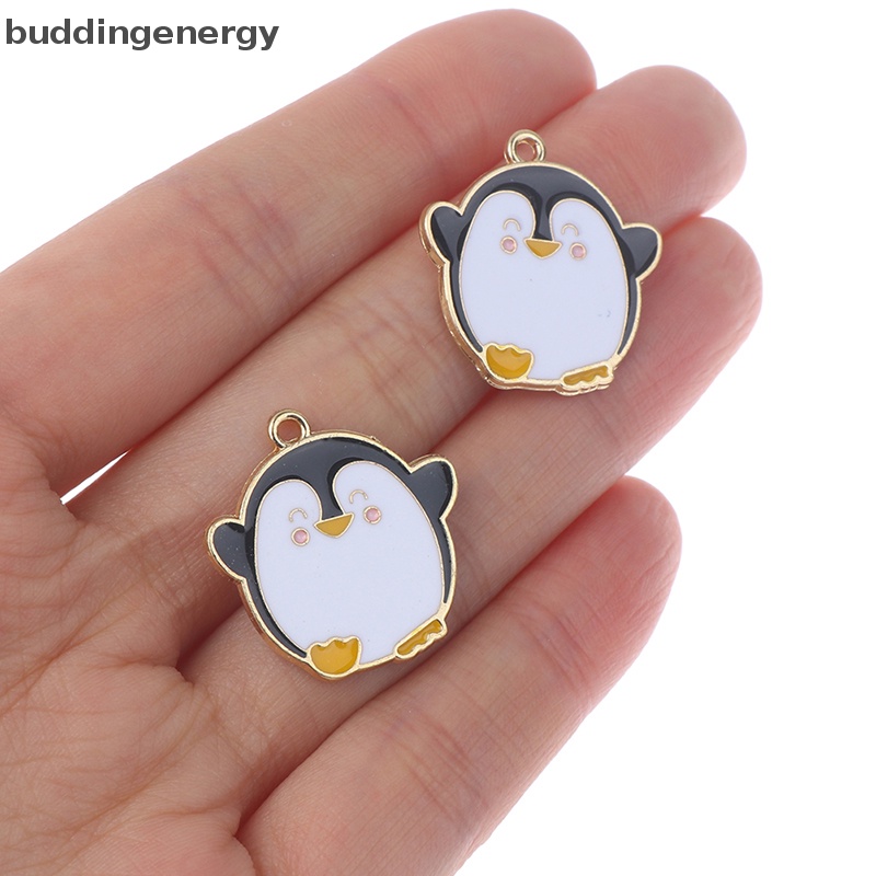 {BUDDI} Set 10 Mặt Dây Chuyền Hình Chim Cánh Cụt Hoạt Hình {BUDDI {buddingenergy}