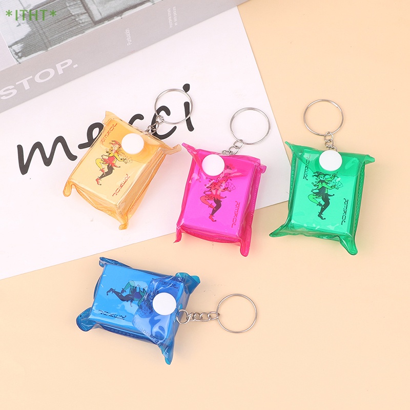 Móc Khóa Hình Lá Bài Poker Mini Sáng Tạo Cho Nam Và Nữ Mới