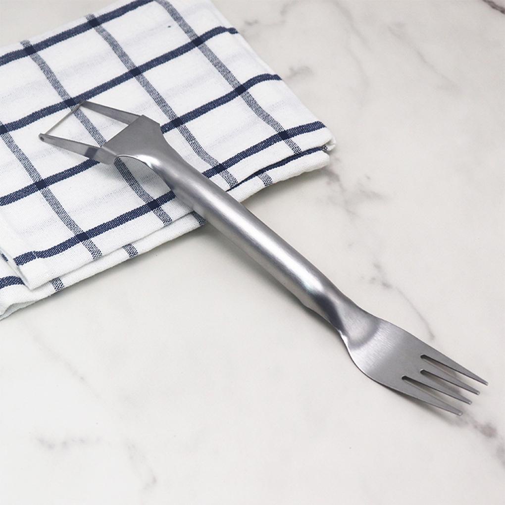 Nĩa Cắt Dưa Hấu Hai Đầu Bằng Thép Không Gỉ Có Thể Tái Sử Dụng