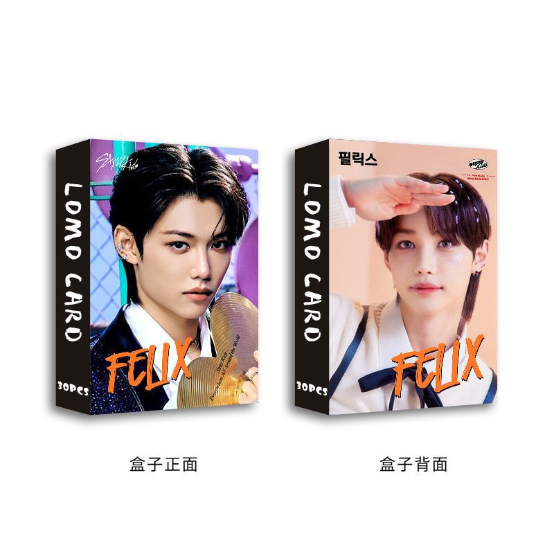 Straykids Felix Photocard Double-sided Color Printing Lomo Card