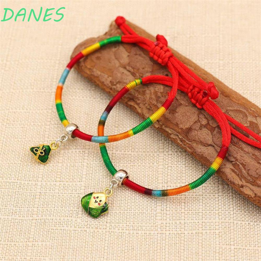 Vòng Tay Dây Thừng Nhiều Màu Sắc Họa Tiết Rồng Hổ Dễ Thương Dành Cho Trẻ Em