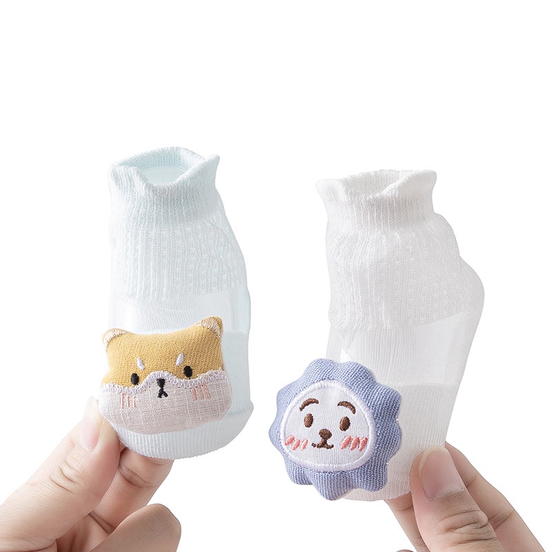 Vớ Siêu Mỏng In Họa Tiết Thú Hoạt Hình / Gấu / Thỏ Dễ Thương Thời Trang Mùa Hè Cho Bé Từ 0 -