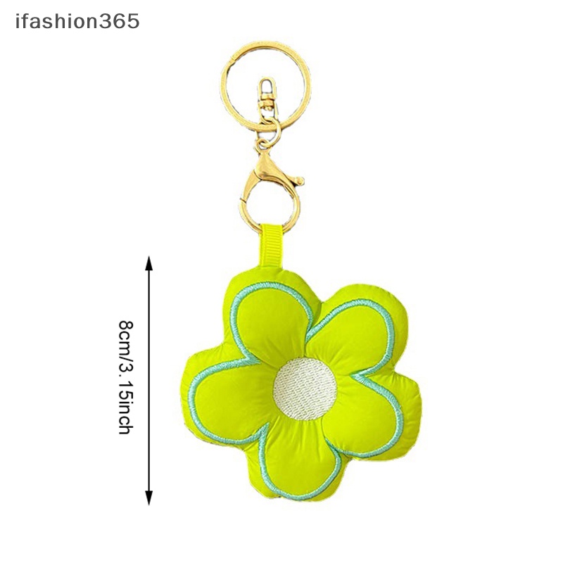 1 Móc Khóa Quả Cầu Hoa Vải Dễ Thương Thời Trang ifashion365