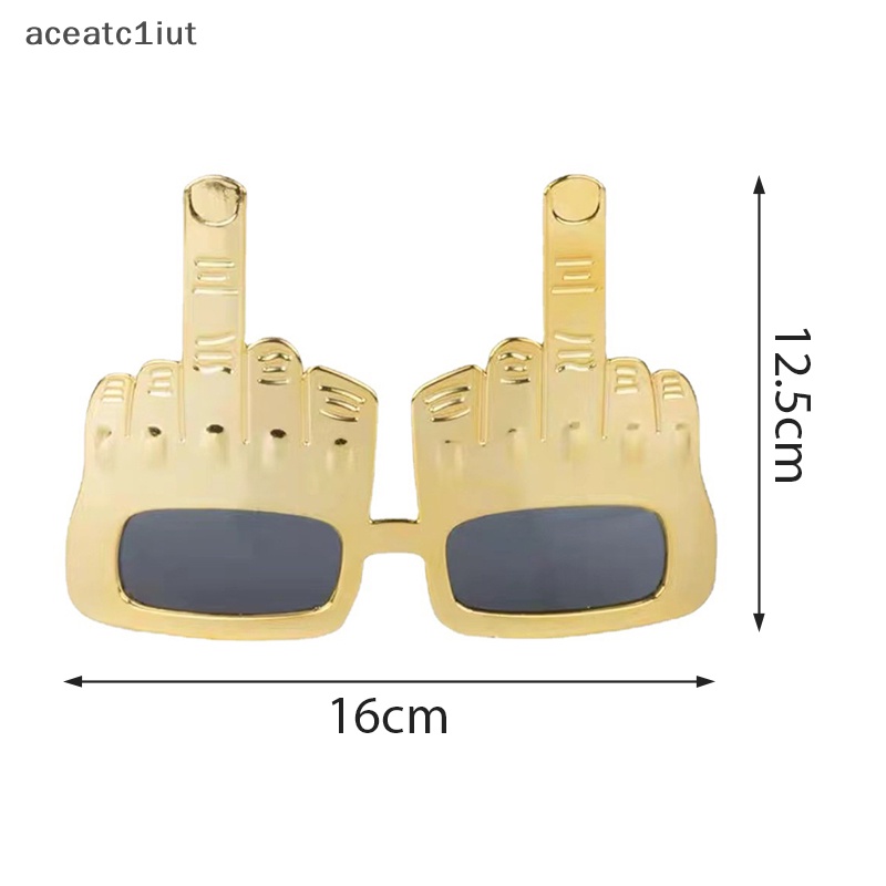 Sáng Tạo dọc giữa ngón tay bên kính đạo cụ trang trí vui Kính mát mới