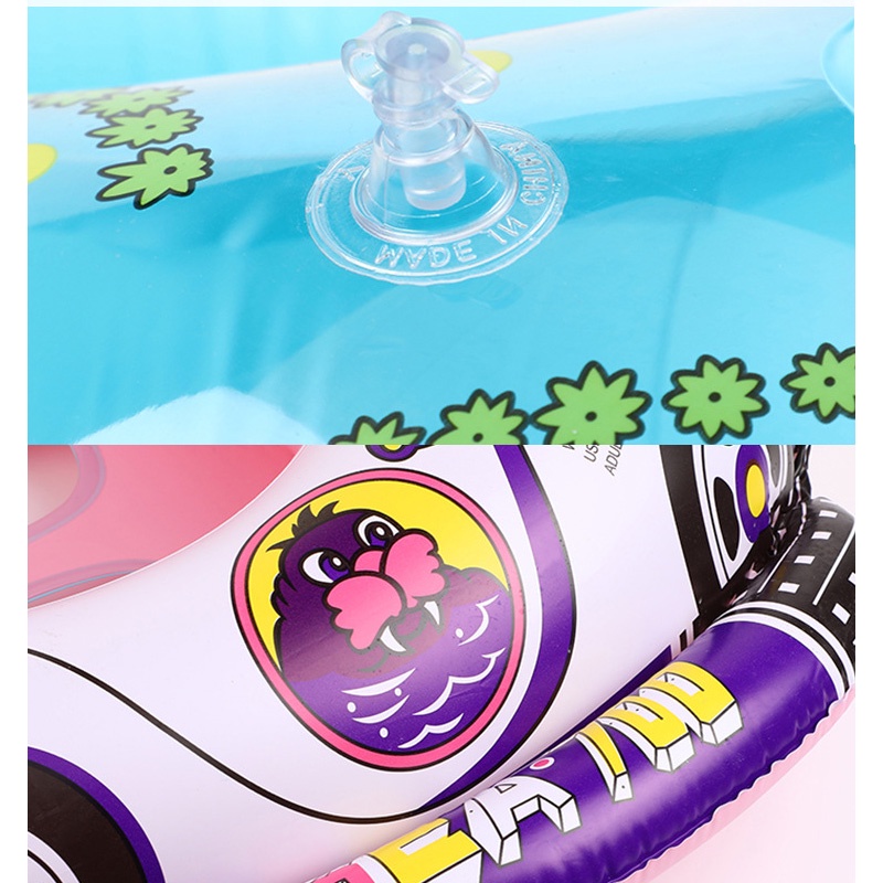 Phao Bơi Bơm Hơi Kiểu Chiếc Xe Hơi Hoạt Hình Dễ Thương Cho Bé Từ 2-5 Tuổi