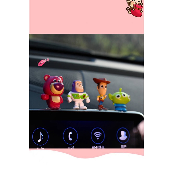 Car Toy Story Dashboard High-End Car Decoration Car Interior Decoration Display Screen Decoration Creative y6S3