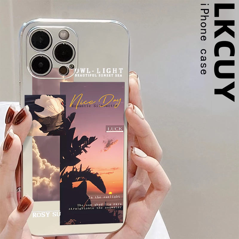 Ốp Điện Thoại TPU Silicon Mềm Mạ Điện Chống Sốc Cho IPhone 14 13 12 11 Pro XS Max XR X 8 + 7 6S Plus