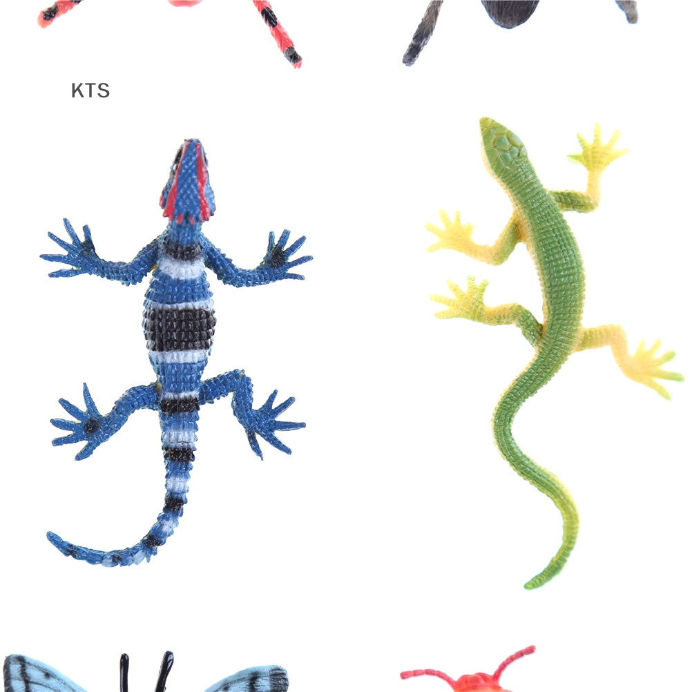 Set 12 Đồ Chơi Hình Côn Trùng Bằng Nhựa