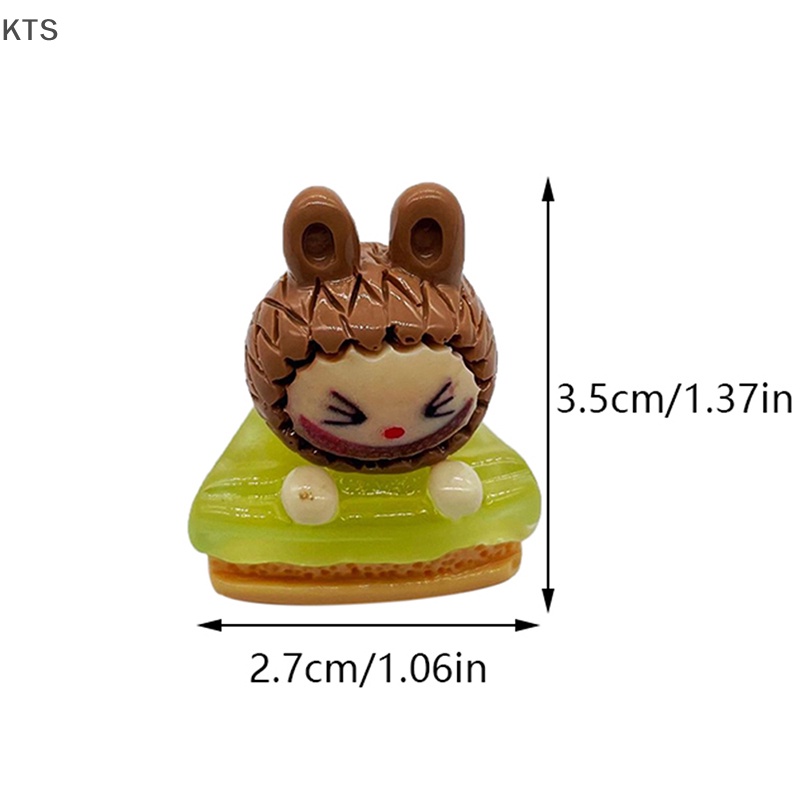 1 Đồ trang trí Bánh Ngọt Mini Kiểu Hoạt Hình Phát Sáng Dùng Để Trang Trí