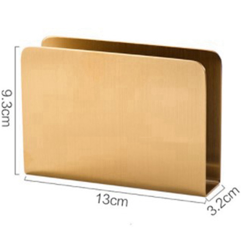 Giá Đỡ Khăn Giấy Bằng Sắt Mạ Vàng Nghệ Thuật Phong Cách Bắc Âu