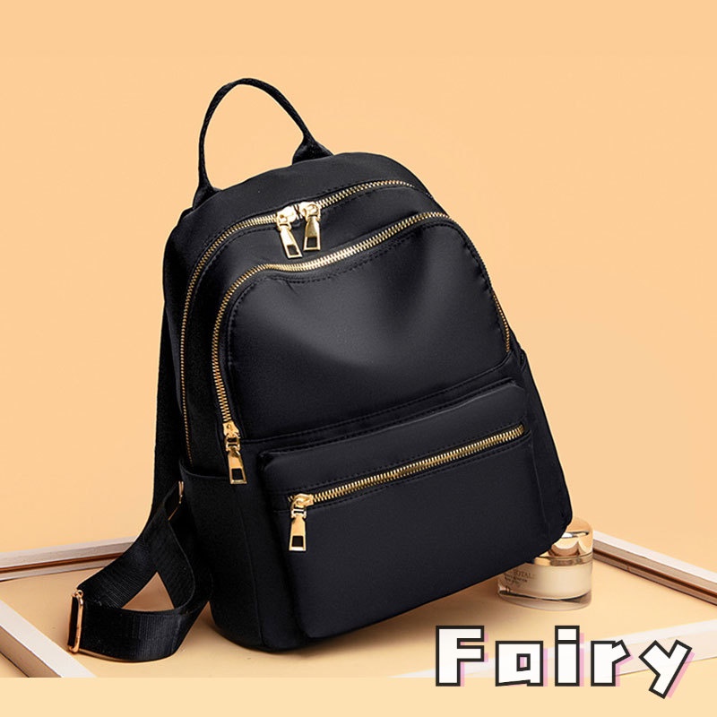 Ba Lô Vải oxford Chống Nước Sức Chứa Lớn Phong Cách Đơn Giản Cho Nữ