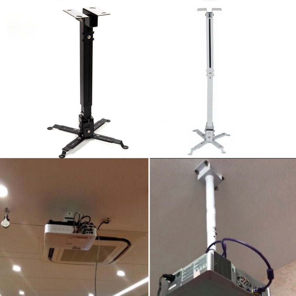 Universal Projector Bracket Retractable Extendable Adjustable Ceiling Mount Wall 5Kg Loading Capacity Hanging [Q/9]