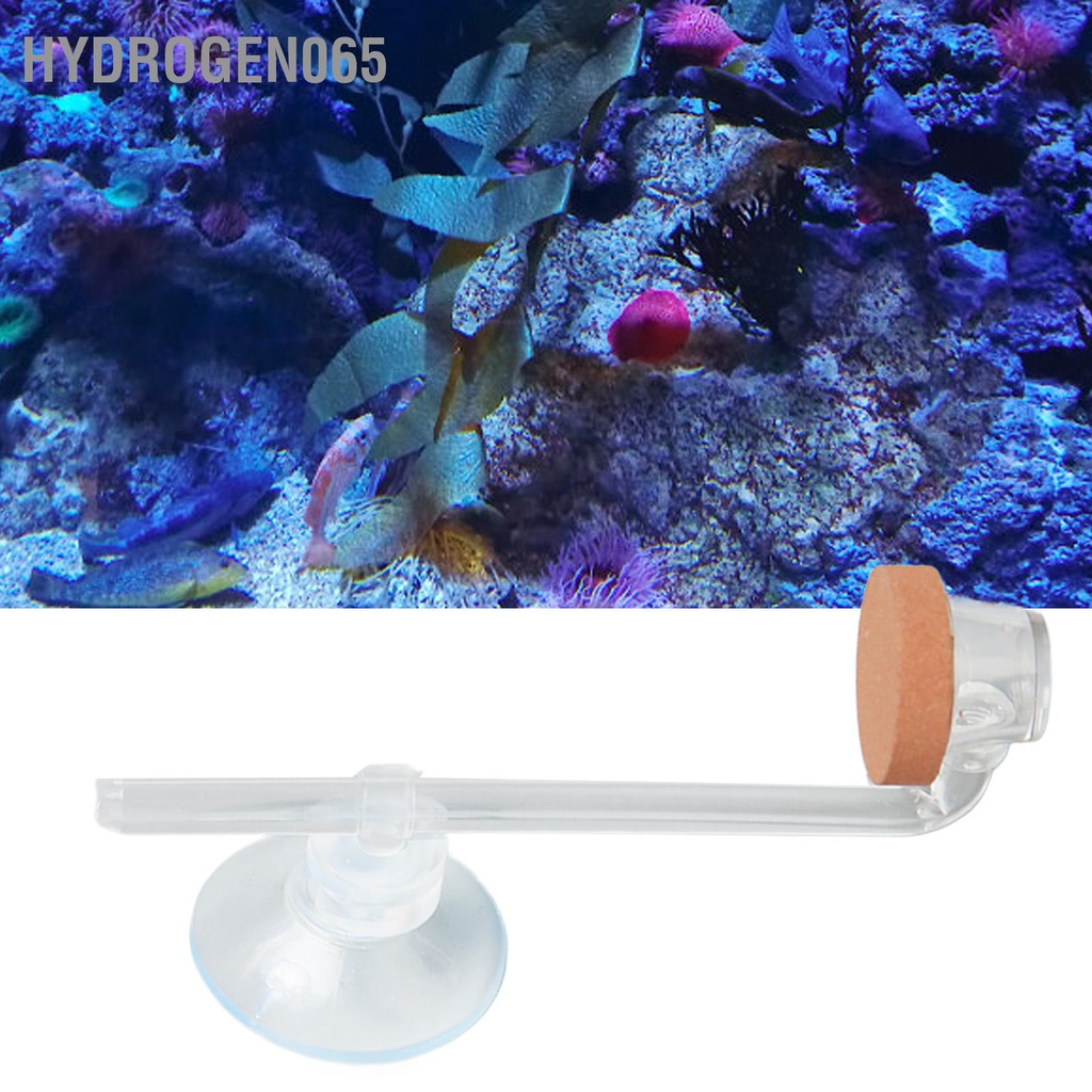 Hydrogen065 Hồ Cá CO2 Máy Khuếch Tán Chất Liệu Acrylic Mịn Sương Mini Tinh Chế Có Giác Hút Cho Trồng Xe Tăng