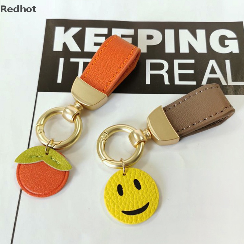 &lt; Redhot &gt; Móc Khóa Xe Hơi Da Cừu Thật Tinh Tế Kiểu Pháp Cho Nữ Giảm Giá