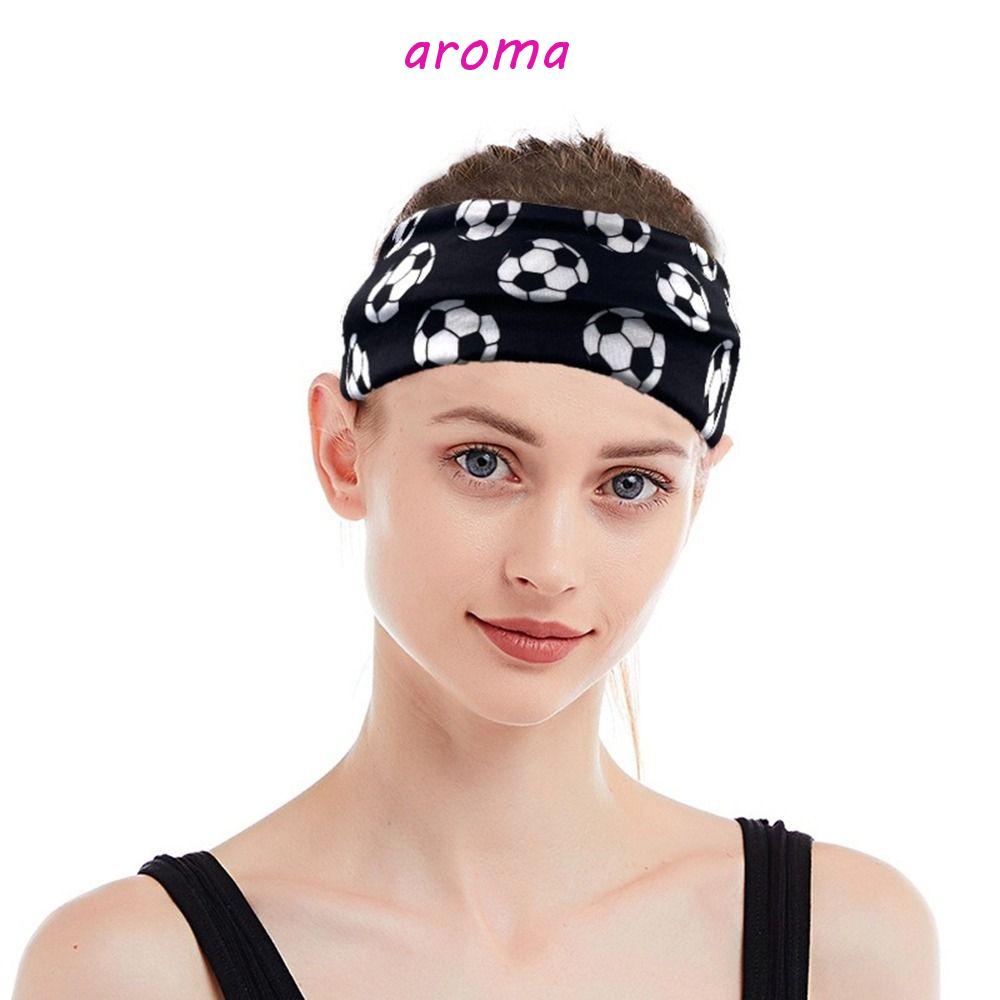 Băng Đô Thể Thao Bản Rộng Màu Trơn Đơn Giản Cho Nữ