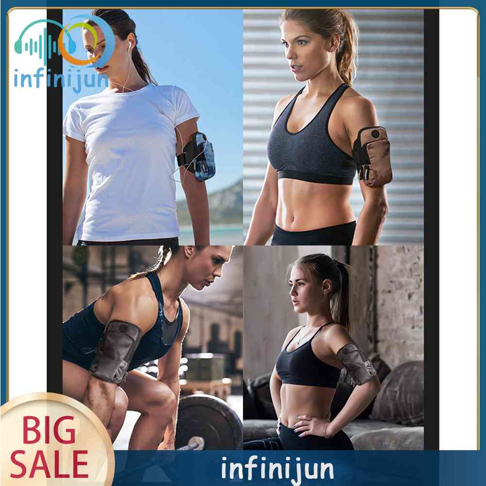 Túi Đựng Điện Thoại Đeo Cánh Tay Co Giãn Chống Thấm Nước Chống Trộm Tiện Dụng