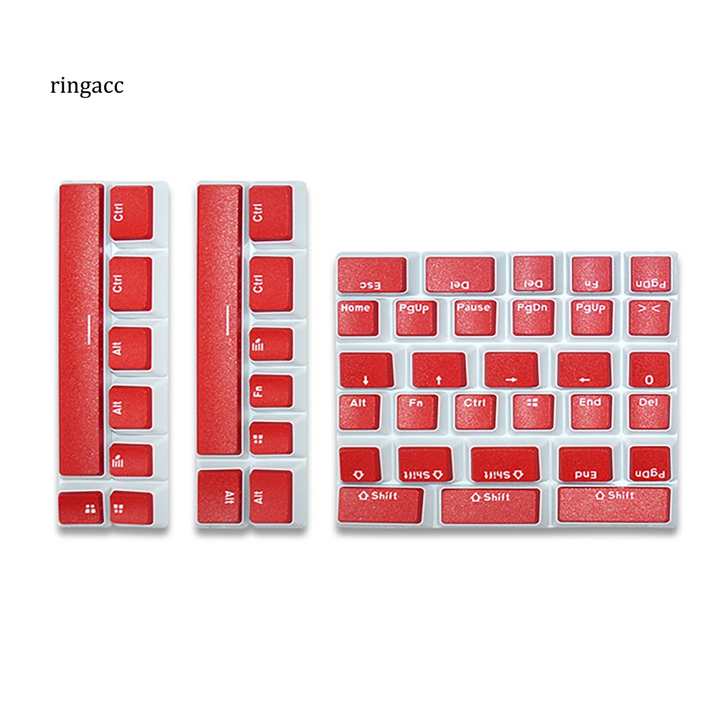 Bàn Phím Cơ 46 Phím FOS Trong Suốt Thoải Mái Chống Mài Mòn Hai Màu Tiện Dụng Cho Văn Phòng
